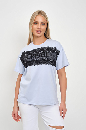 Футболка женская Юна св.голубой