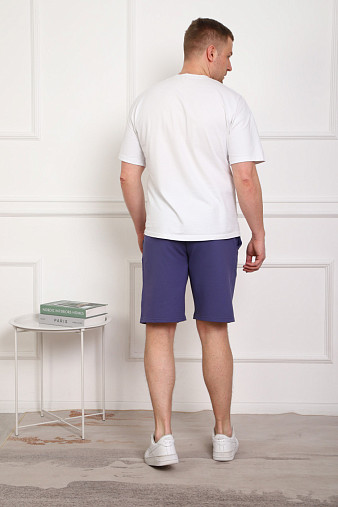 Шорты муж. Хамелеон футер индиго