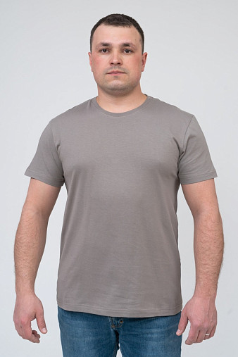 Футболка мужская  арт.М5003 серо-кофейный