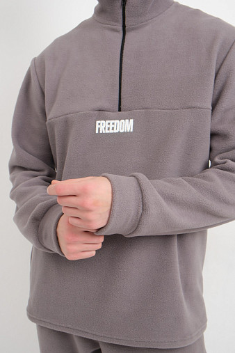 Костюм мужской Бэст флис серый