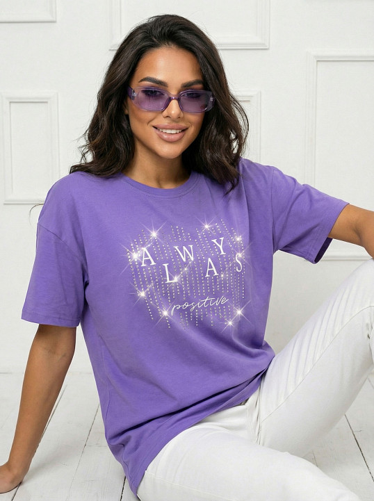 Футболка женская Флай василек