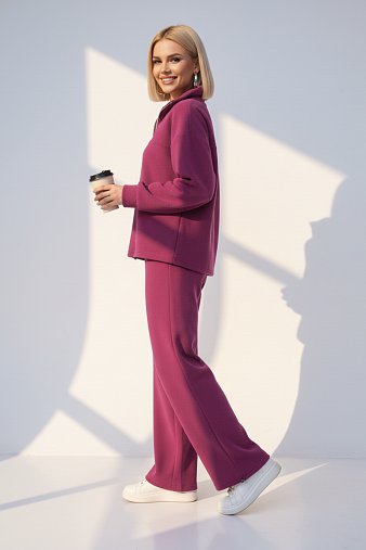 Костюм жен. Тренд-2 флис лиловый