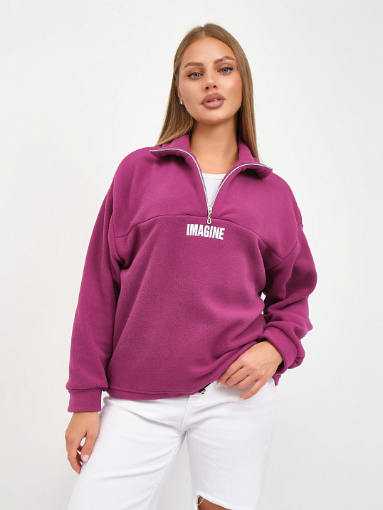 Толстовка жен. Тренд-2 флис лиловый