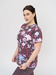 Костюм Поэзия коричневый/полоса