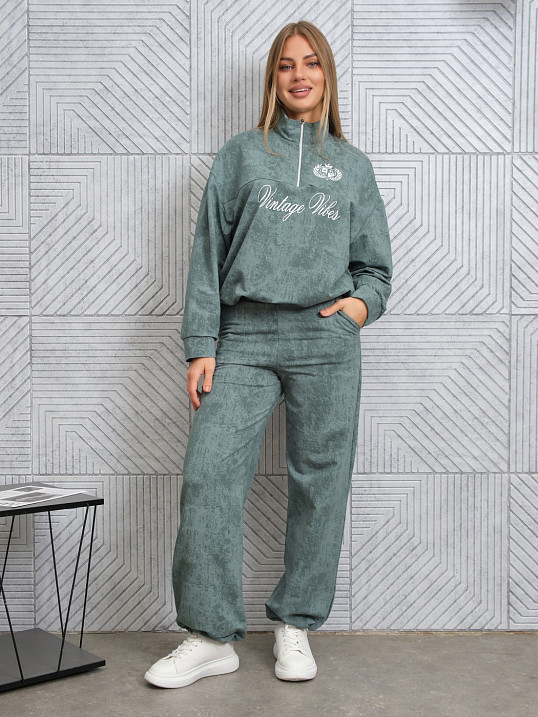 Костюм женский Верона варенка фисташка