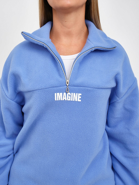 Костюм жен. Тренд-2 флис голубой