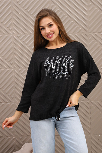 Джемпер женский Флай т.серый