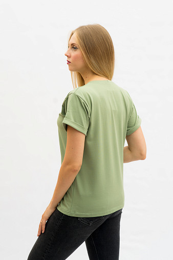 Футболка женская Классика фисташка