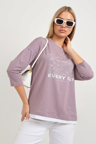 Лонгслив женский Лео корица