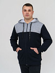 Толстовка мужская Фаворит черный 3-х нитка петля