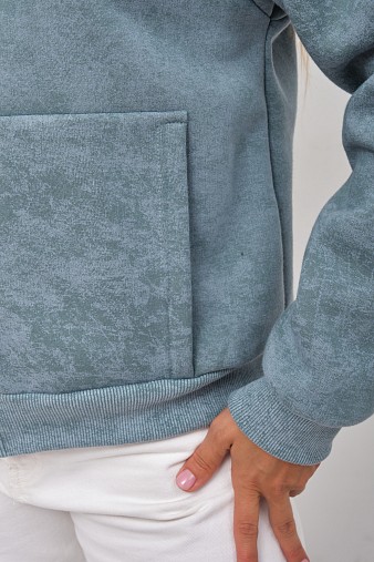 Толстовка женская Дюна начёс фисташка