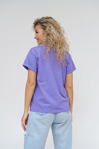 Футболка женская Классика василек