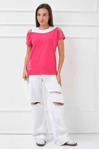 Футболка женская Мирэль фуксия