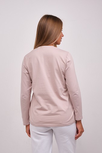 Лонгслив женский Сигма пудра