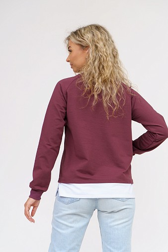 Толстовка женская Дабл лиловый Толстовка женская Дабл лиловый