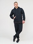 Костюм мужской Степ антрацит футер 2-х нитка