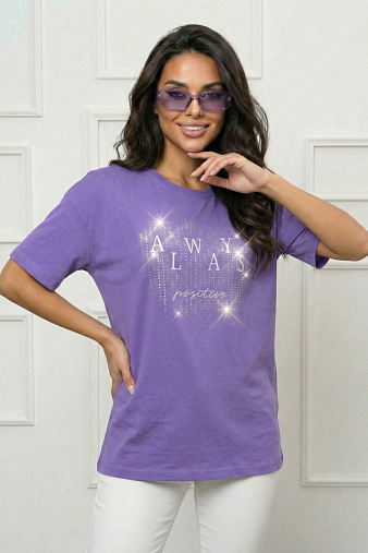 Футболка женская Флай василек