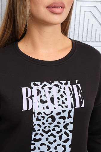 Свитшот женский Бьюти черный