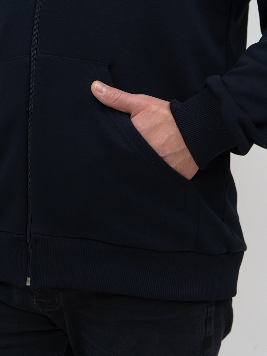 Толстовка мужская Фаворит черный 3-х нитка петля