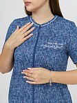 Халат Лотос индиго