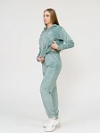 Костюм Уют велюр фисташка