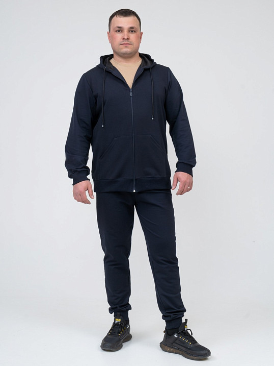 Костюм мужской Степ синий футер 2-х нитка