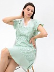 Ночная сорочка Астра крыло фисташка/цветы