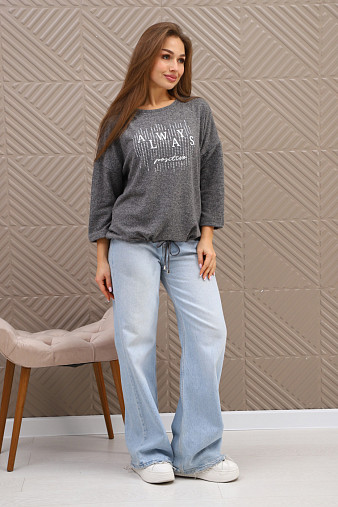 Джемпер женский Флай серый