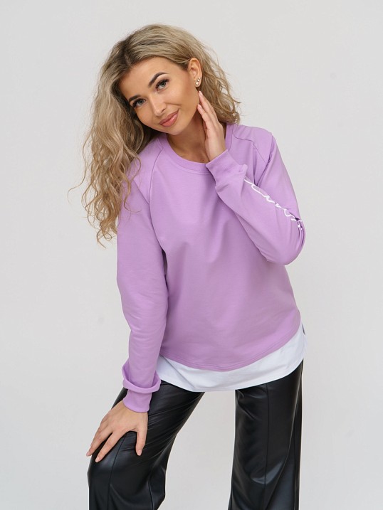 Толстовка женская Дабл лаванда