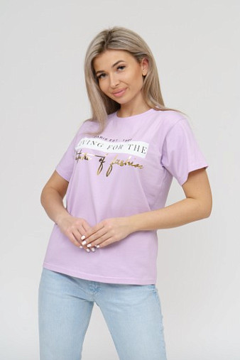 Футболка женская Имидж лаванда