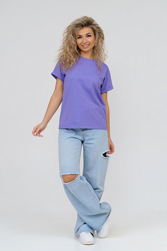 Футболка женская Классика василек