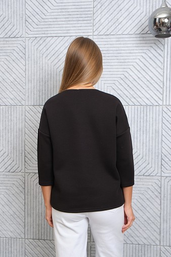 Свитшот женский Бьюти черный