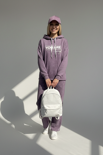 Костюм женский Винтаж варенка лиловый