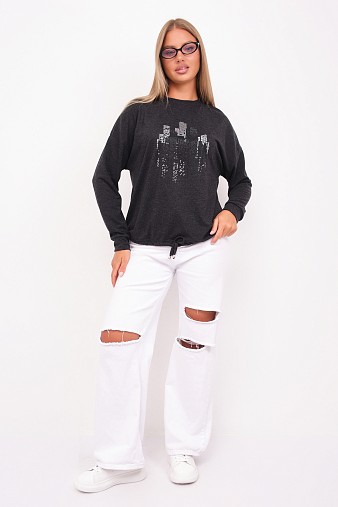 Джемпер жен. Сити ангора антрацит