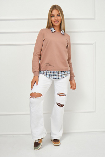 Толстовка женская Аврора капучино