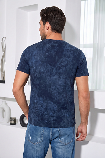 Футболка мужская Рич варенка синий