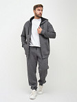Костюм муж. Дэнди 3-х нитка начес т.серый