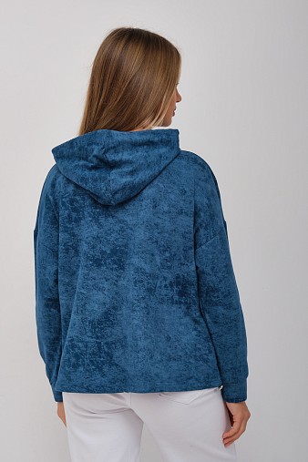 Толстовка женская Винтаж петроль