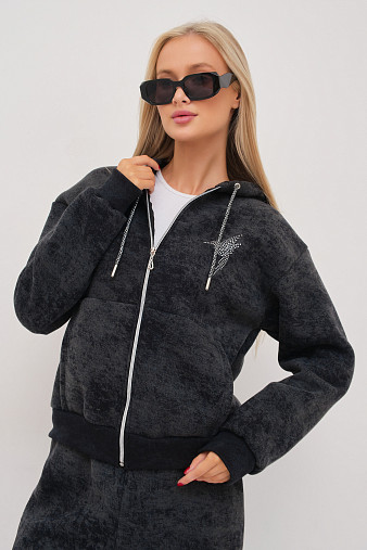 Костюм женский Дюна начёс черный