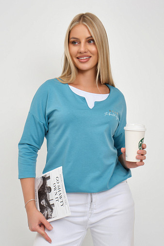 Свитшот женский Молли ментол