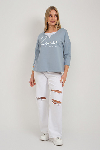 Свитшот женский Шрифт арона