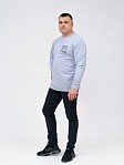Толстовка мужская Эталон серый/меланж