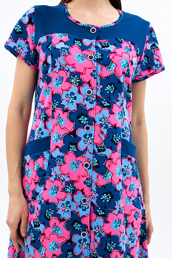 Халат Дыхание Лета розовый/цветы