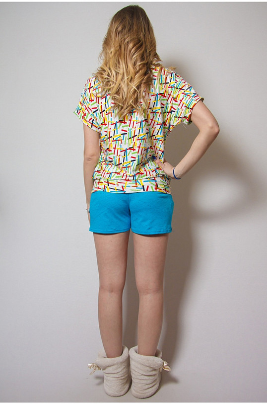 Костюм Курортный голубой