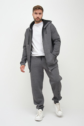 Костюм муж. Дэнди 3-х нитка начес т.серый