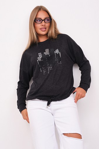 Джемпер жен. Сити ангора антрацит