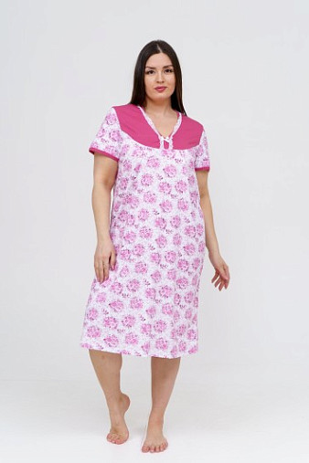 Ночная сорочка Катерина брусника