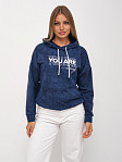 Толстовка женская Винтаж индиго