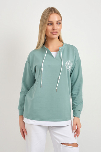 Свитшот женский Гранд св.изумруд