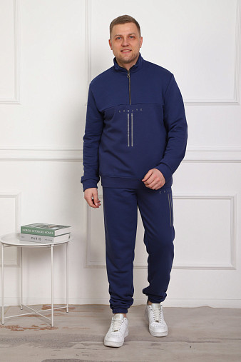 Костюм мужской Старк 3-х нитка петля индиго